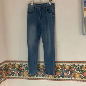 Sale! Sexy Fab Jeans Skinny, Size 5, Light Blue Denim
